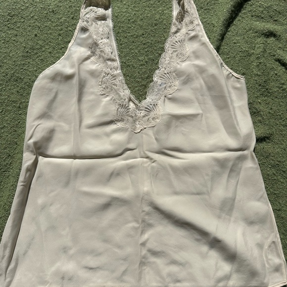 Elegant Vintage Cream Lace Cami Top - Picture 1 of 4